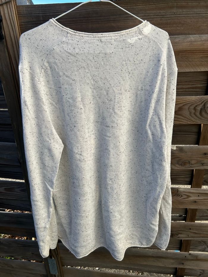 Pull Celio taille L blanc - photo numéro 5