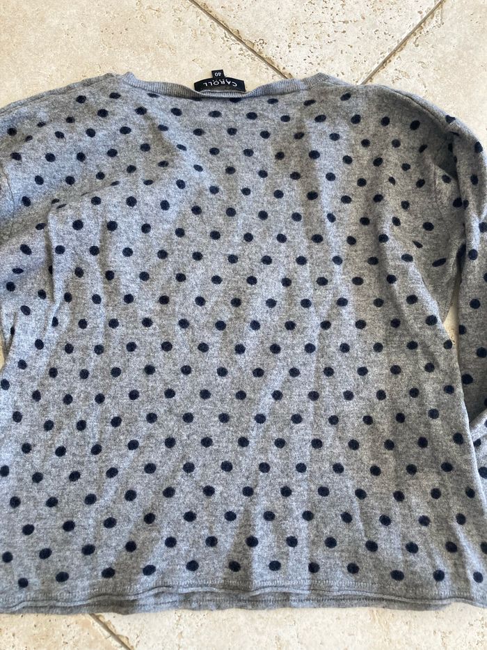 Pull court Caroll à pois - photo numéro 4