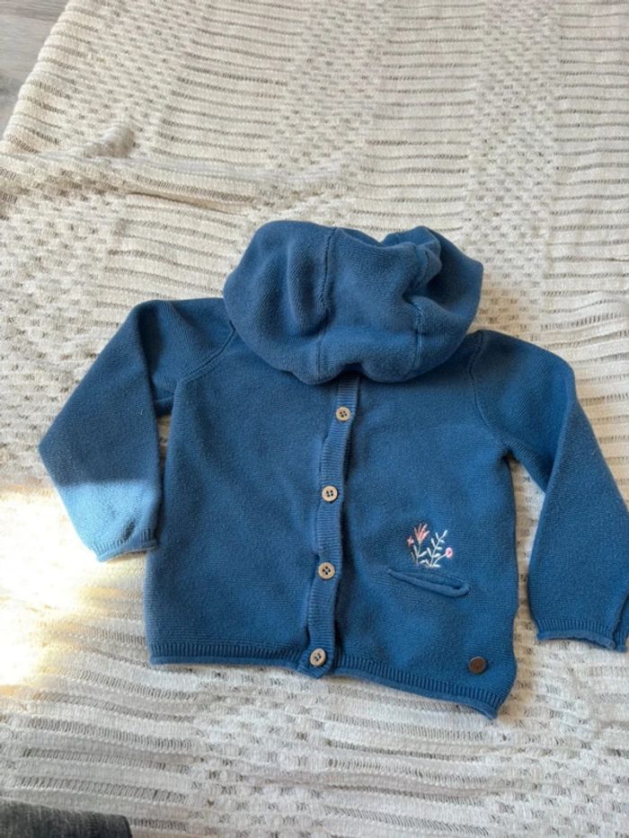 Cardigan à capuche fille lupilu 18/24 mois