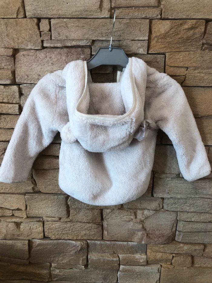 Gilet capuche chaud et doux 12-18 mois - photo numéro 3