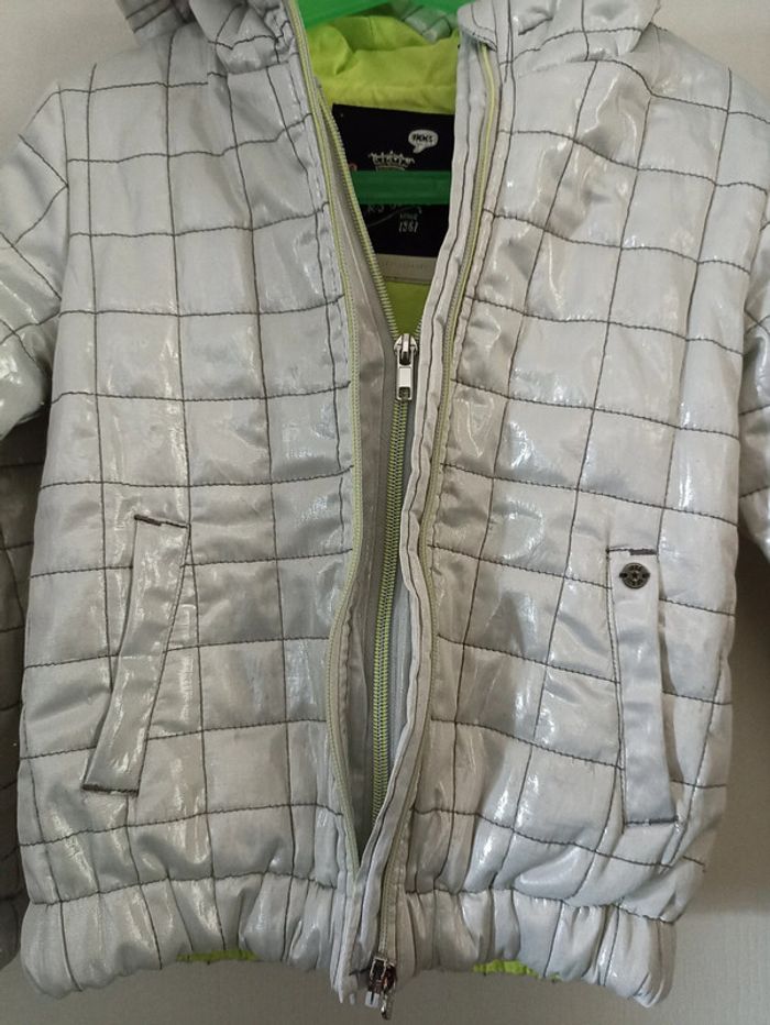 Doudoune légère argentée Be Happy Ikks 6 ans - photo numéro 7