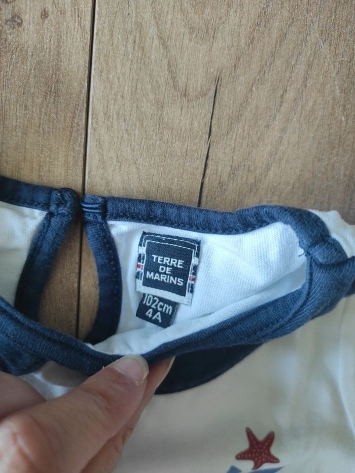 Tee-shirt MC Terre de Marins 4 ans - photo numéro 3