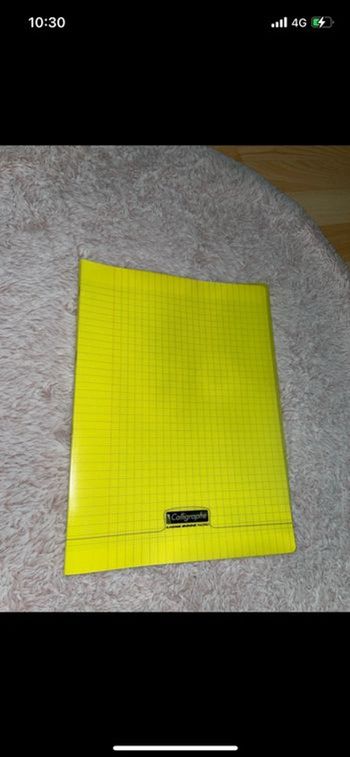 Cahier calligraphe 📕