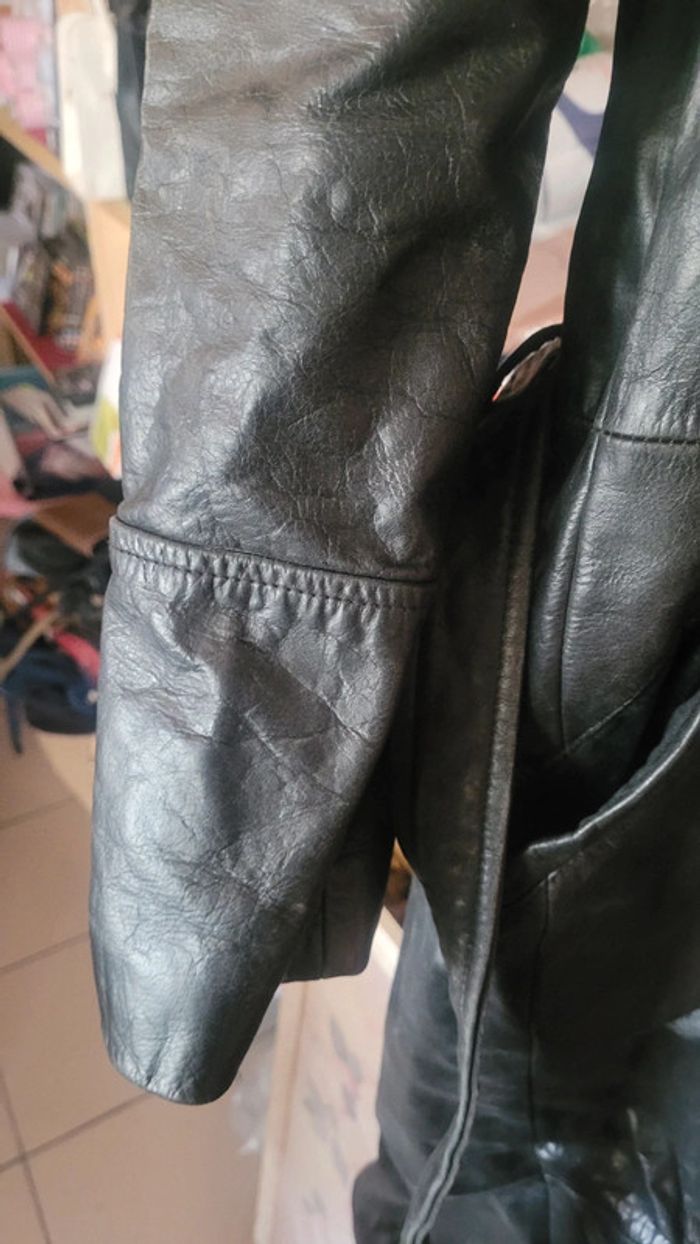 Manteau cuir long - photo numéro 4