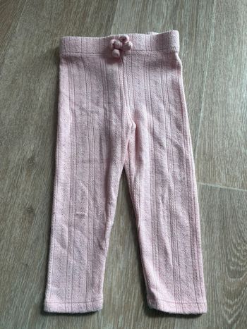 Legging en laine rose orchestra 18mois