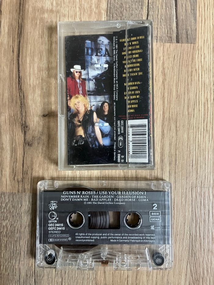 Cassette audio-Guns’n Roses-Use your illusion - photo numéro 3