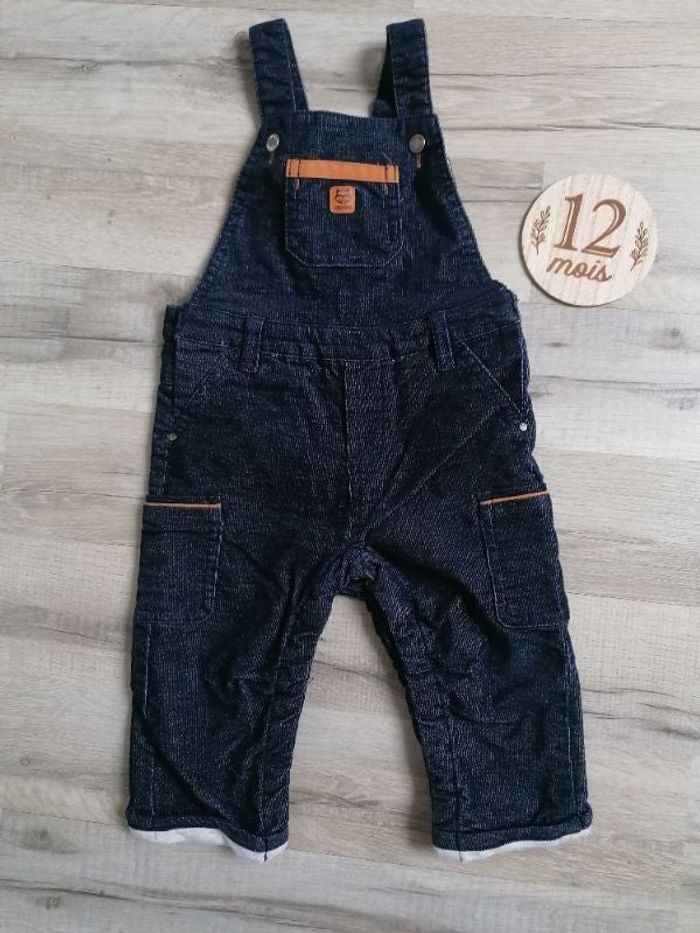 Salopette velours 12 mois