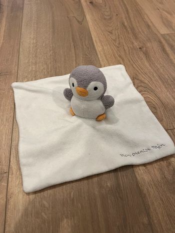 Doudou plat pingouin sergent major