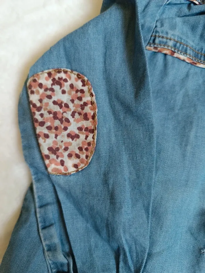 Chemise en jean bébé fille - photo numéro 5