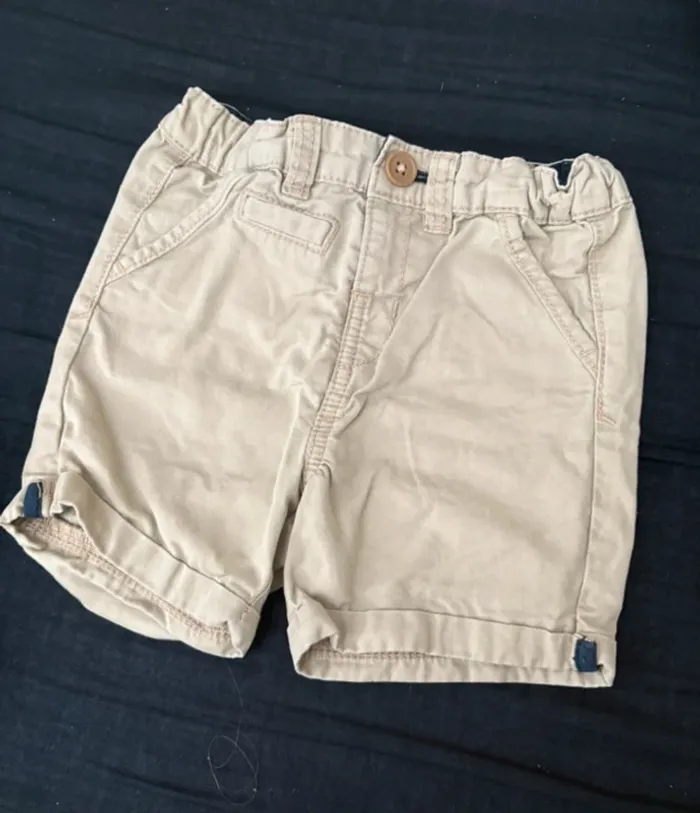 Lot de 2 shorts Kiabi 18 mois - photo numéro 2