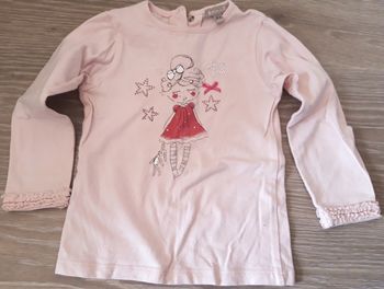 Haut fille 18 mois - 80 cm / Grain de blé