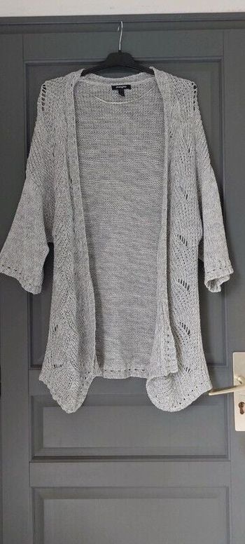 Gilet long femme gris Tbe Taille S