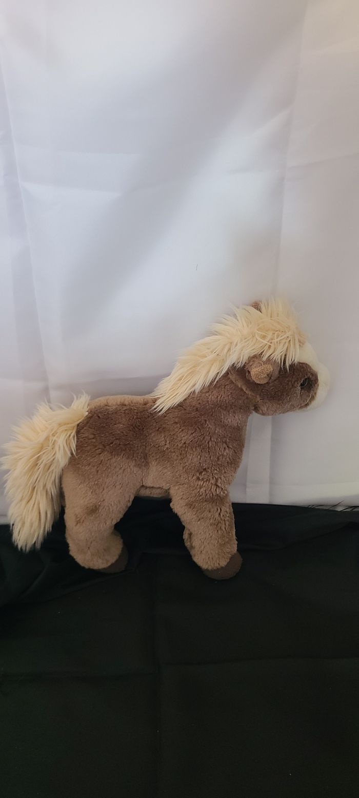 Peluche Toys R Us Soft Palomino bébé poulain cheval poney - photo numéro 2