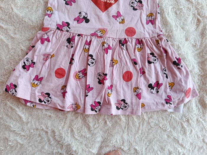 Robe manches courtes Fille 6 mois Minnie Daisy cœur best Friends Disney Baby 100% coton - photo numéro 4