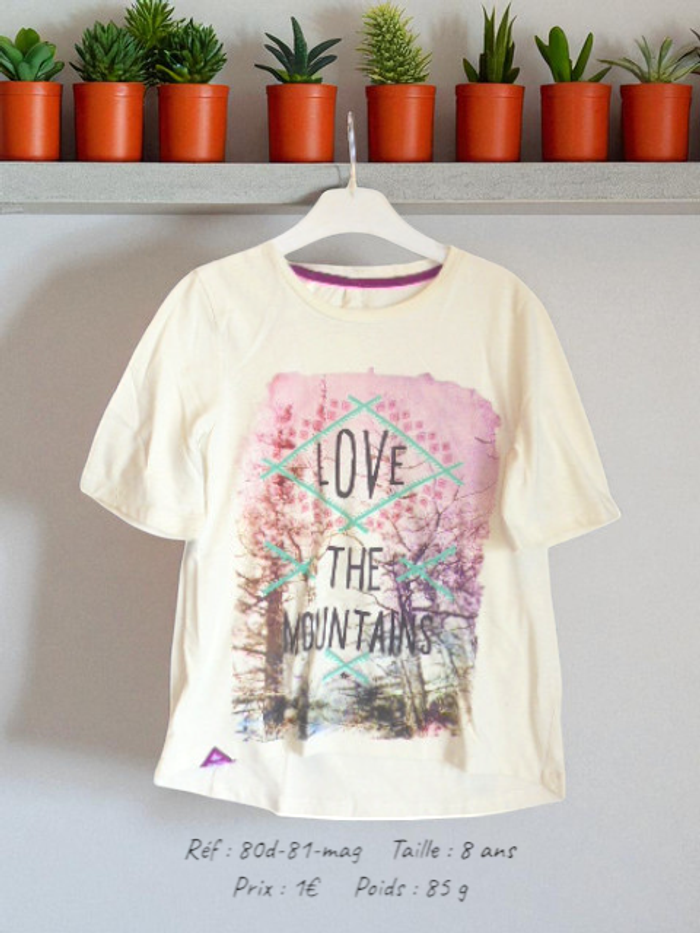 T-shirt 8 ans (80d-81-mag)
