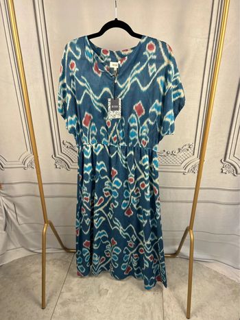 Robe longue Diega Bleu M neuve