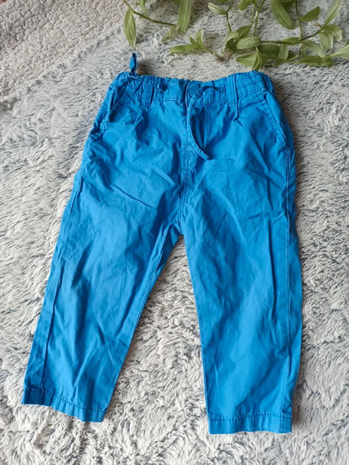 Pantalon bleu 18m