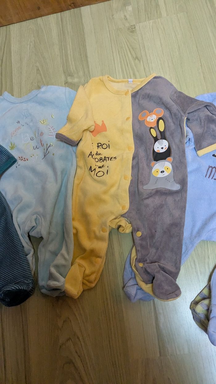 Lot de 6 pyjamas chauds 3 mois - photo numéro 4