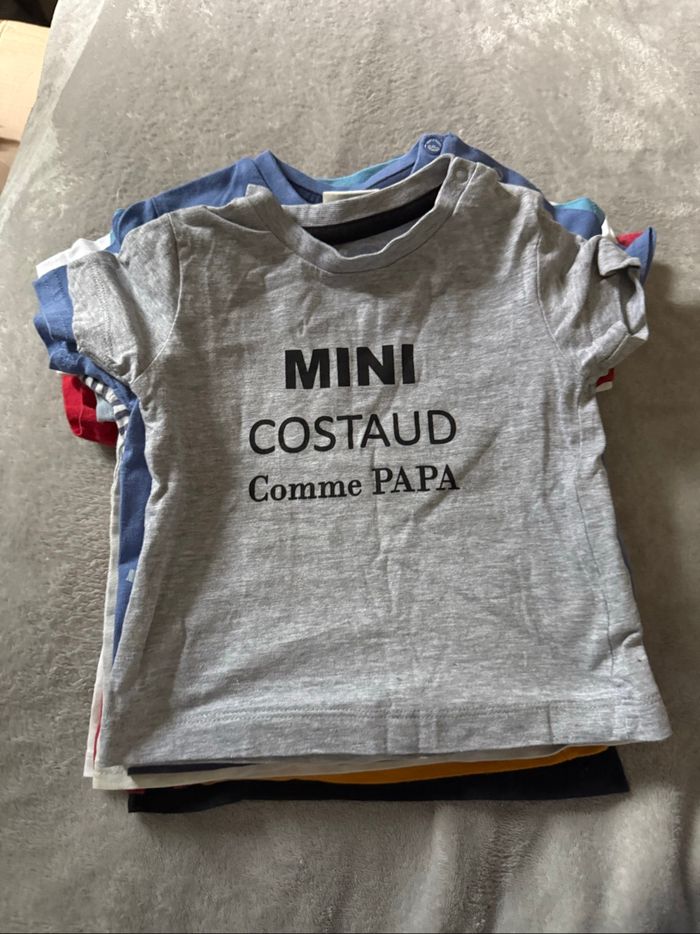 12. T-shirts garçon, 9 mois - photo numéro 2