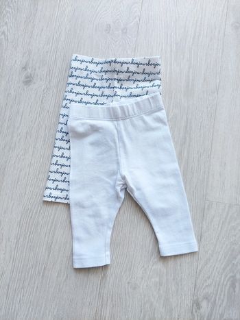 2 leggings 3 mois