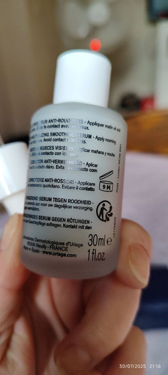 Uriage Roseliane Sérum Lissant Correcteur Anti-Rougeurs Flacon Compte-Gouttes 30ml - photo numéro 5
