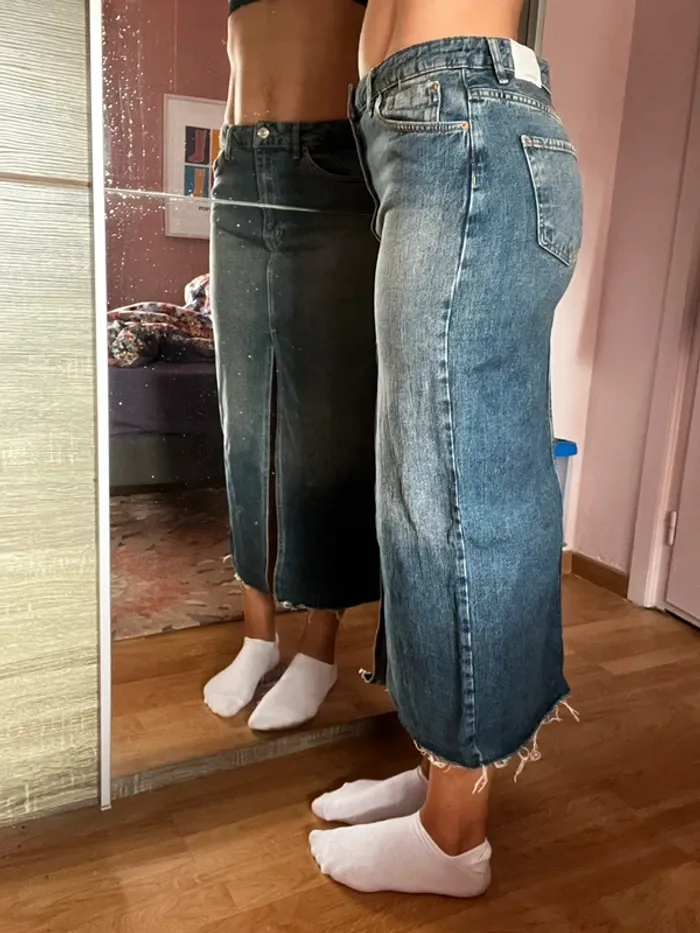 Jupe en jeans Stradivarius 40 - photo numéro 2