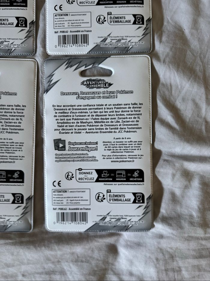 Artset blister Pokémon aventures ensemble ev09 scellé - photo numéro 6