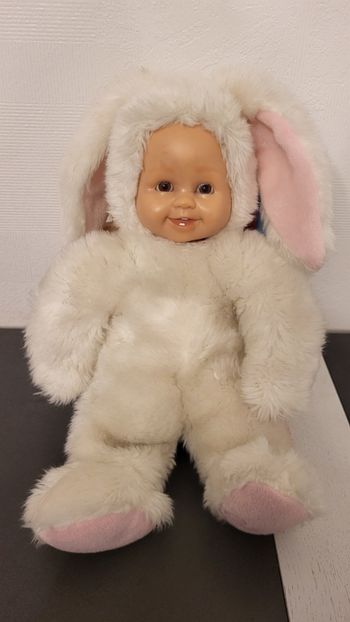 Peluch anne geddes bebe lapin vintage