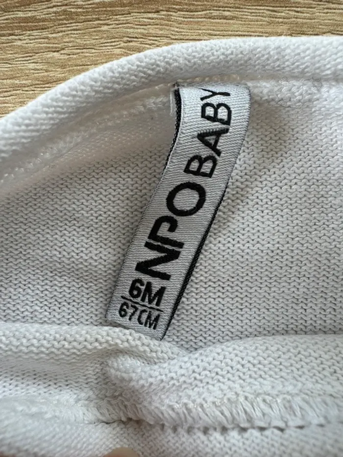 Pull rayé 6 mois NPO Baby TBE - photo numéro 3