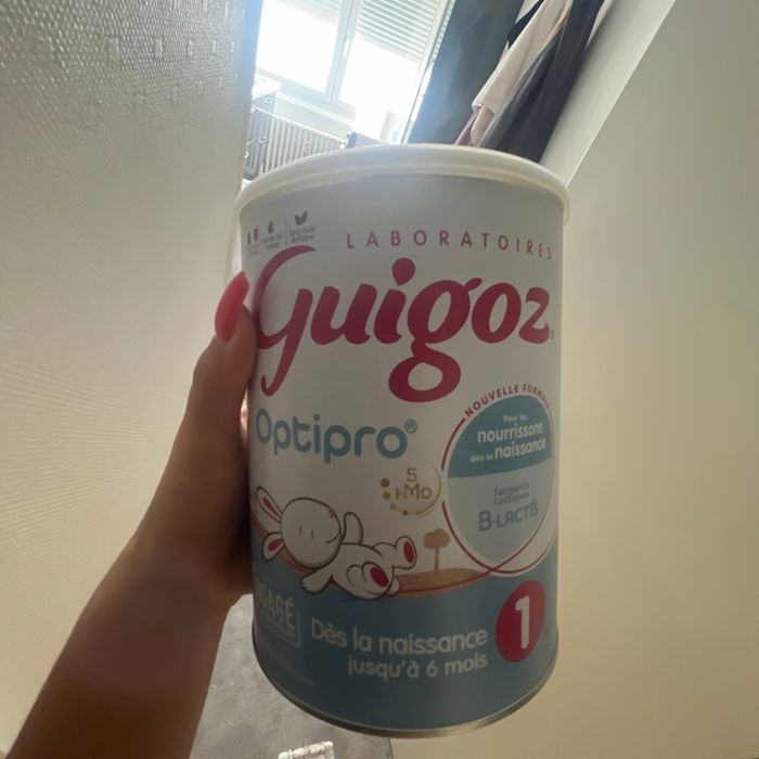 3 boîtes Guigoz OptiPro 1er âge