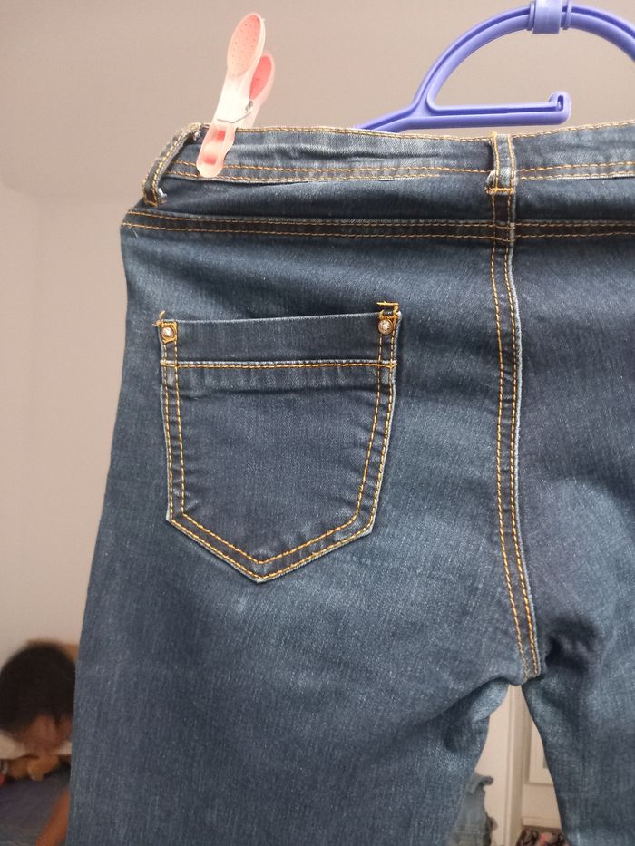 Jean slim de femme taille 36 marque place du jour - photo numéro 8