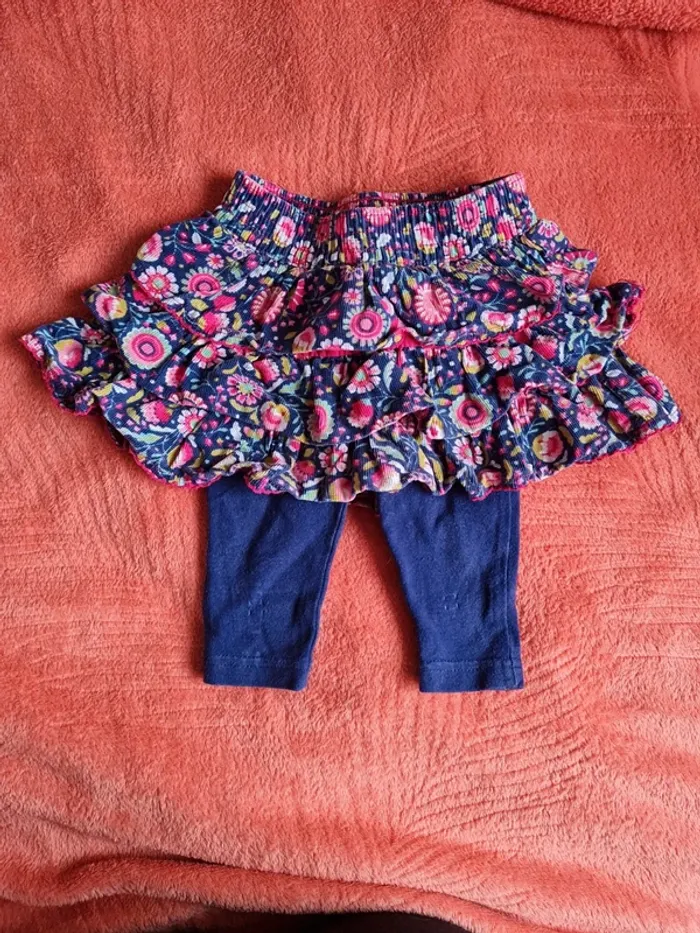 Jupe legging 6 mois 68 cm grain de blé