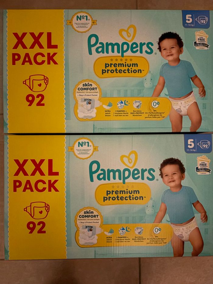 Couches Pampers Premium Protection Taille 5 Neuf