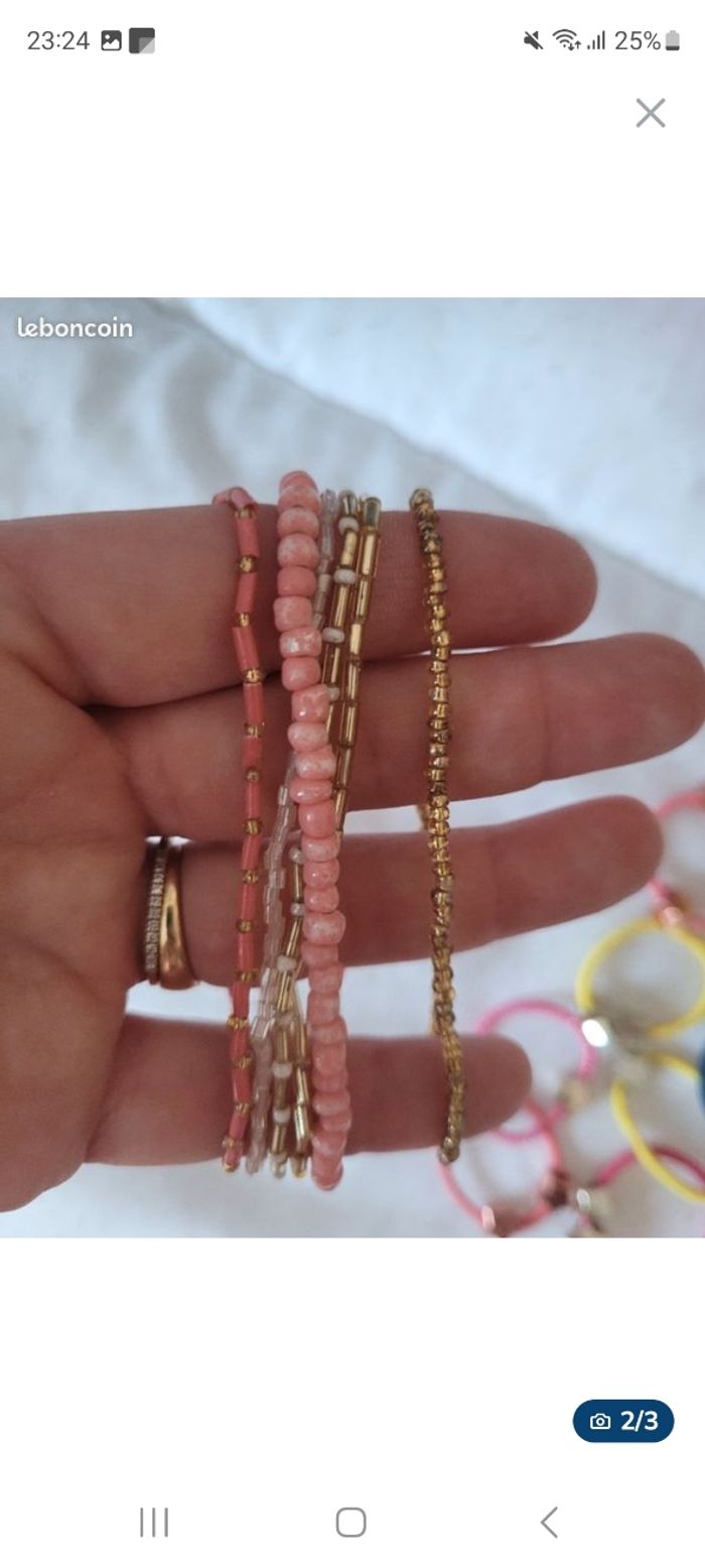 Lot d'accessoires cheveux +bracelets NEUF - photo numéro 2