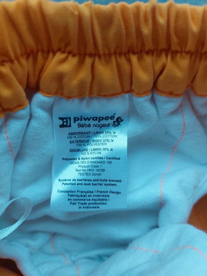 Maillot bain Piwapee couche intégré 8/11 kg - photo numéro 3
