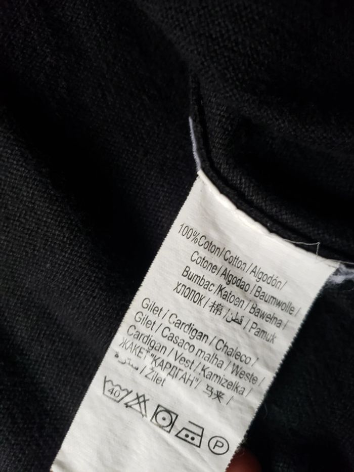 Gilet noir taille 10 ans - photo numéro 5