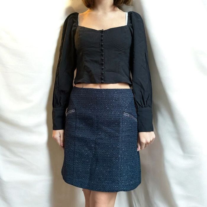 Jupe habillée pailletée Camaïeu