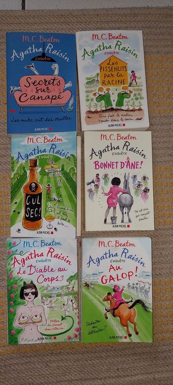 Lot de 6 livres Agatha Raisin
Enquête