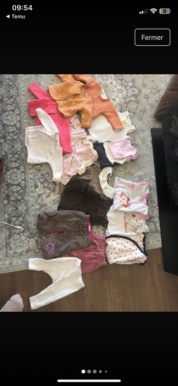 Lot vêtement bébé 