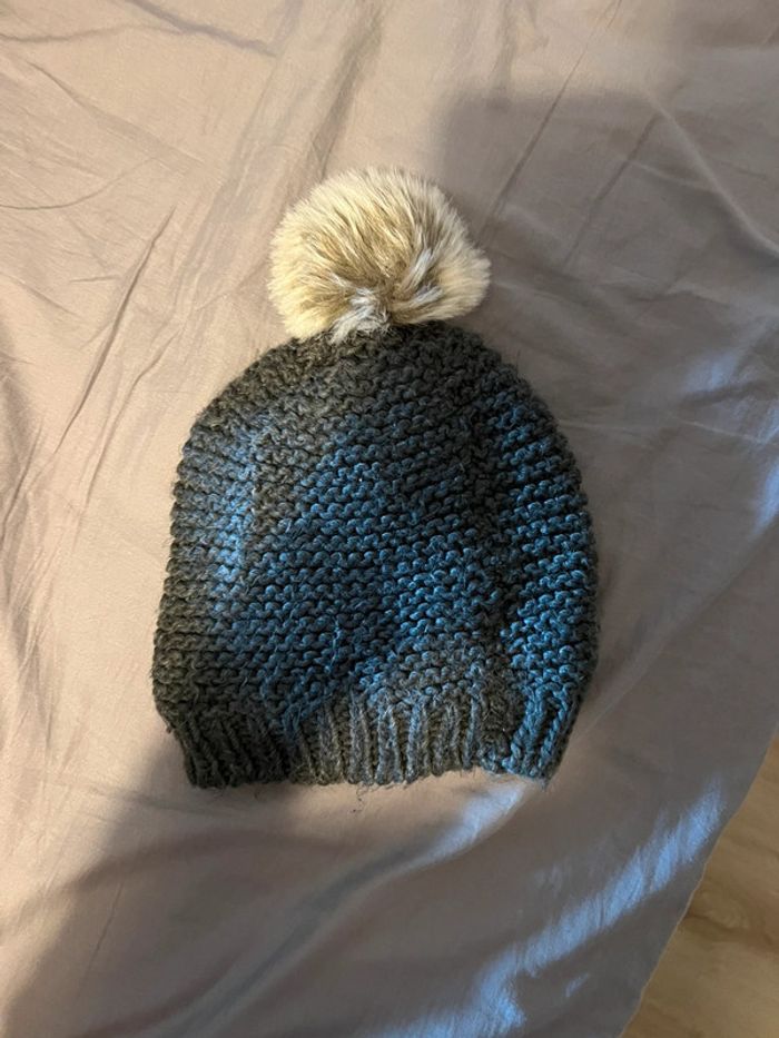 Bonnet femme chaud ponpon