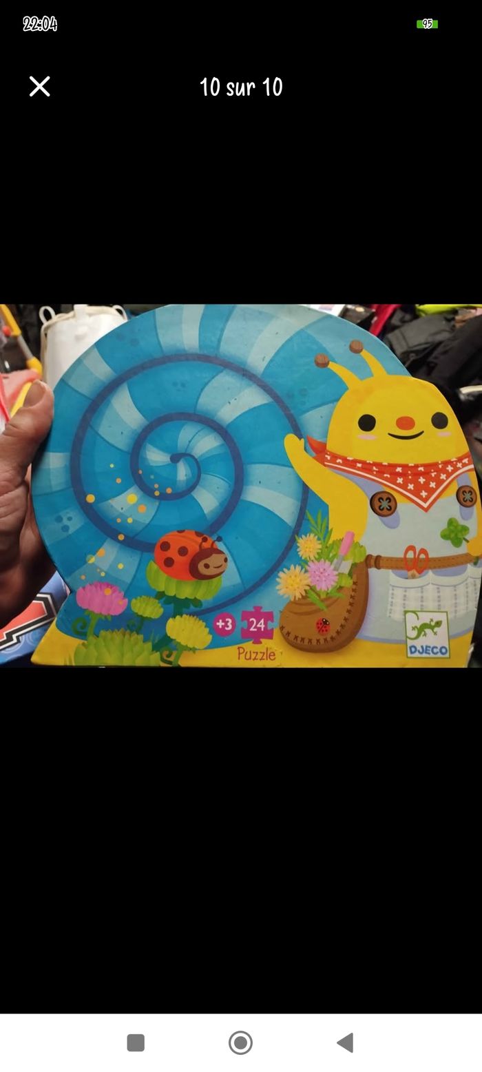 Puzzle Djeco La Cueillette de l'Escargot