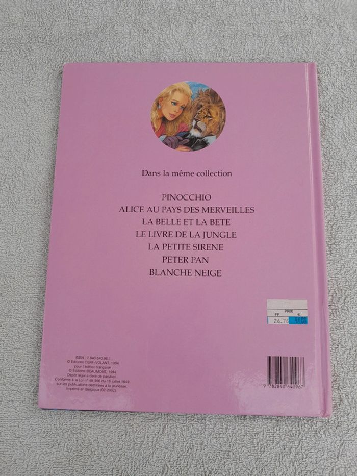 Livre la belle et la bête année 1994 - photo numéro 4