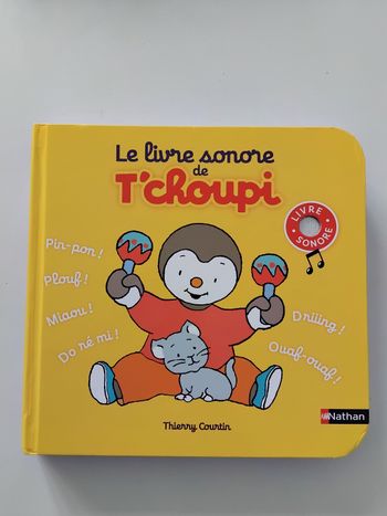 TCHOUPI Livre Sonore 22 cm 📚