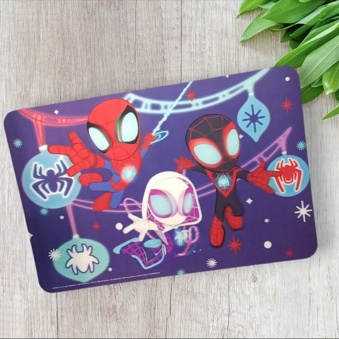 Set de table en relief spiderman marvel - photo numéro 2