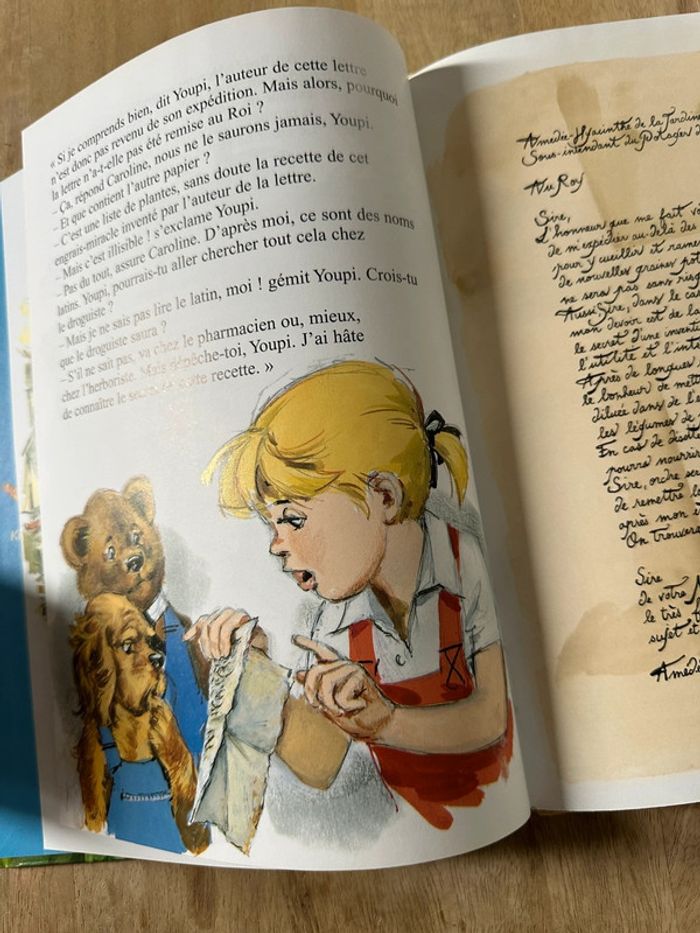 Livre rare difficile à trouver Caroline et le potager ensorcelé jardin bd album Pierre Probst - photo numéro 4