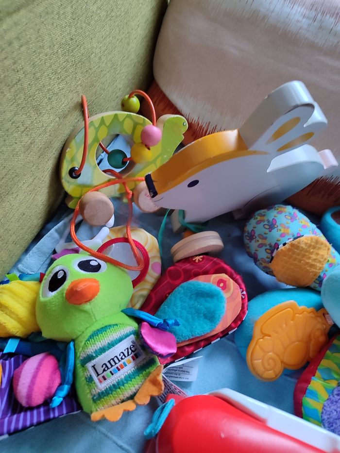 Lot jouets eveil lamaze janod tut tut bolide - photo numéro 4