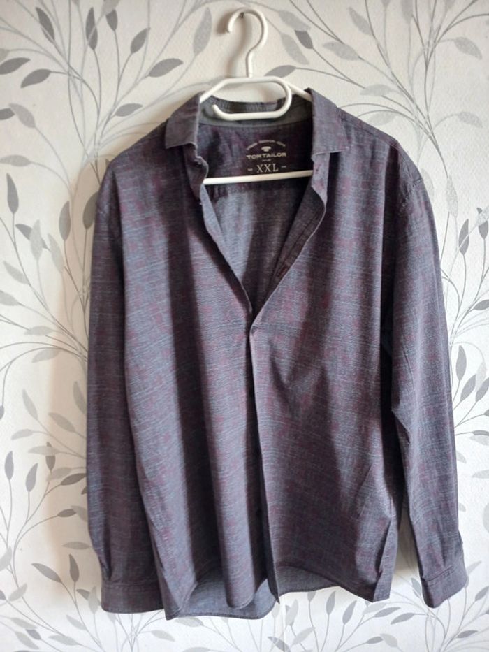 🍍 Chemise ML homme Tom Tailor taille XXL