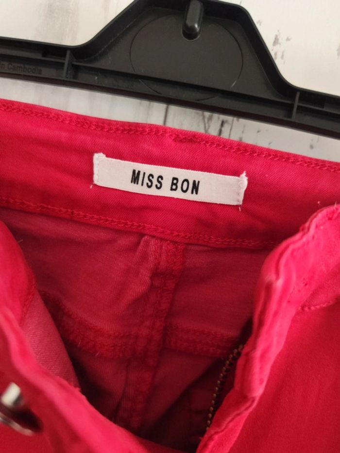 Jeans rouge Miss Bon femme L - photo numéro 4