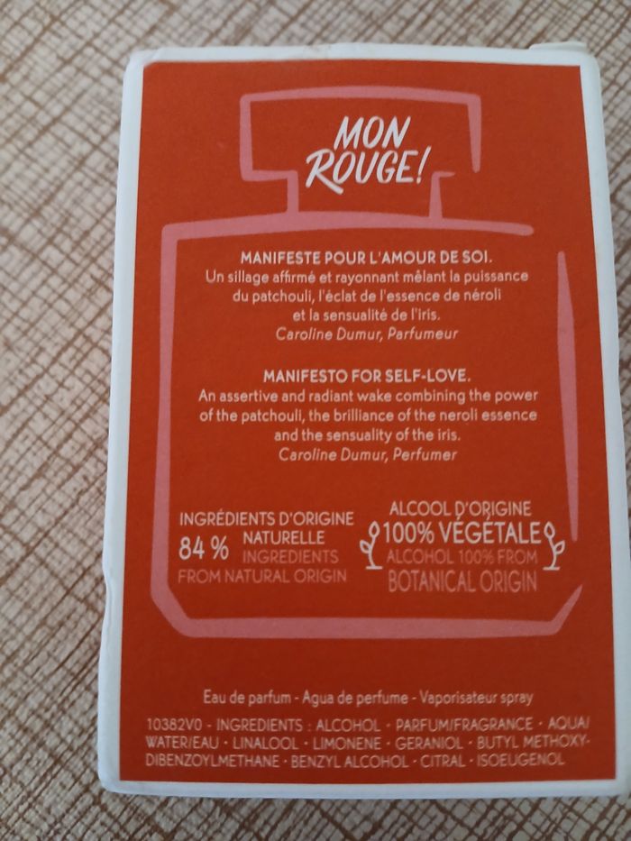 Eau de parfum mon rouge yves rocher 30ml - photo numéro 3