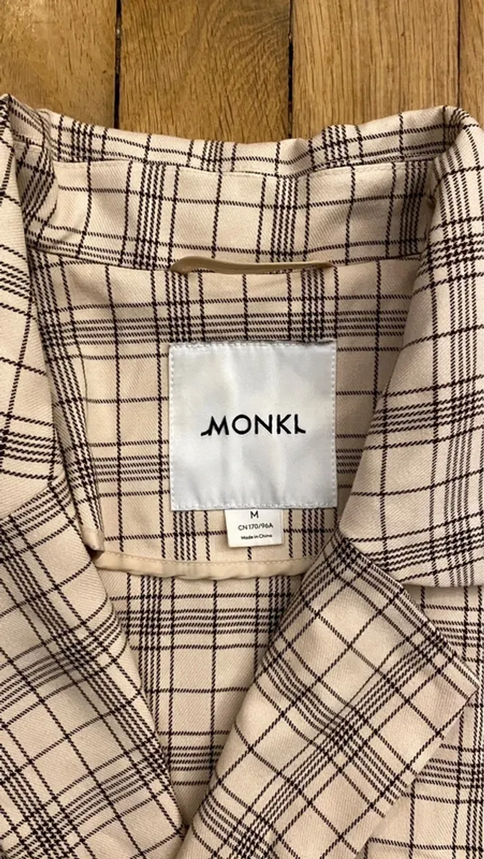 Blazer oversize carreaux - photo numéro 2